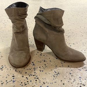 Taupe booties